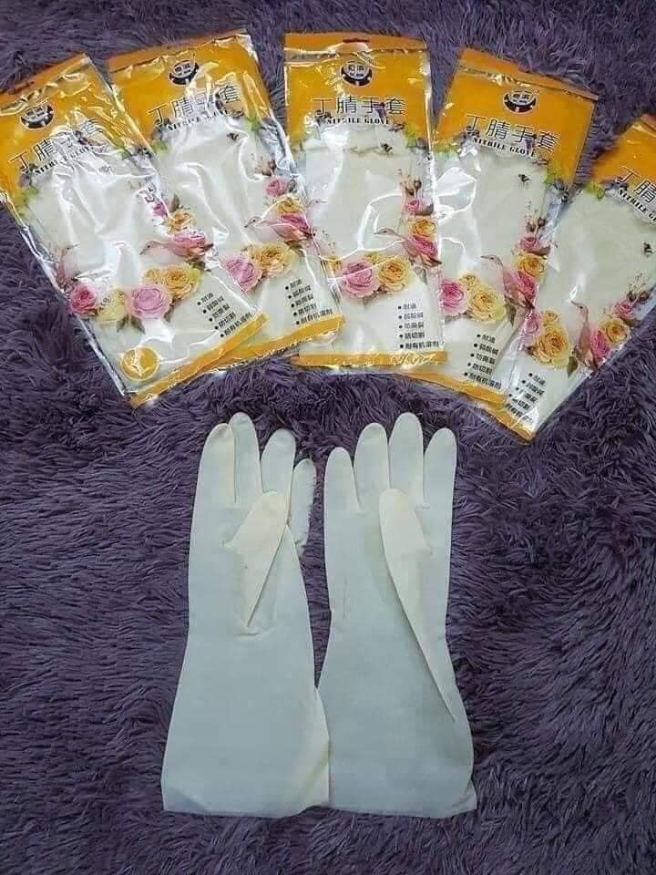 GĂNG TAY SIÊU DAI HOA HỒNG