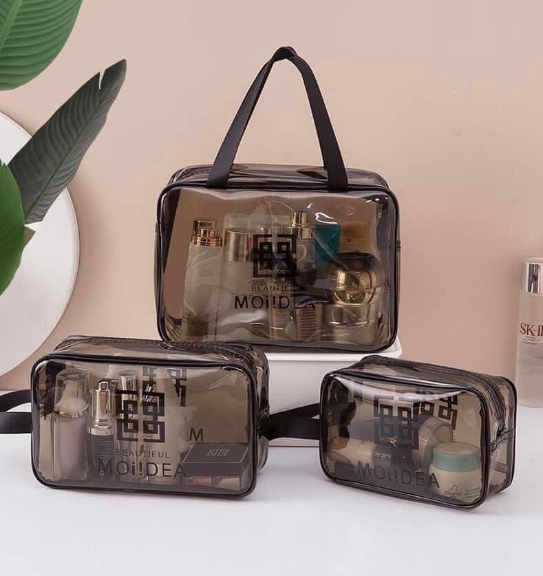 Set 3 Túi Đựng Mỹ Phẩm trong suốt