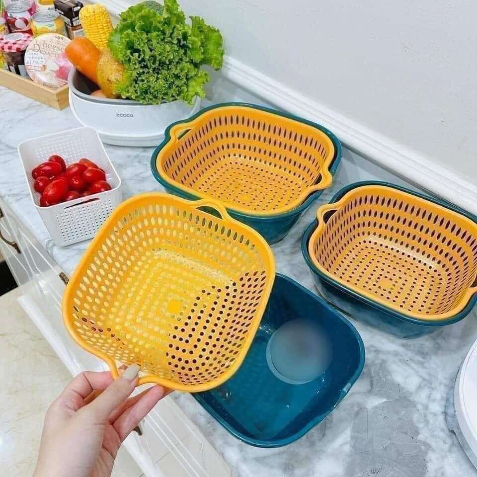 Rổ vuông 3 trong 1
