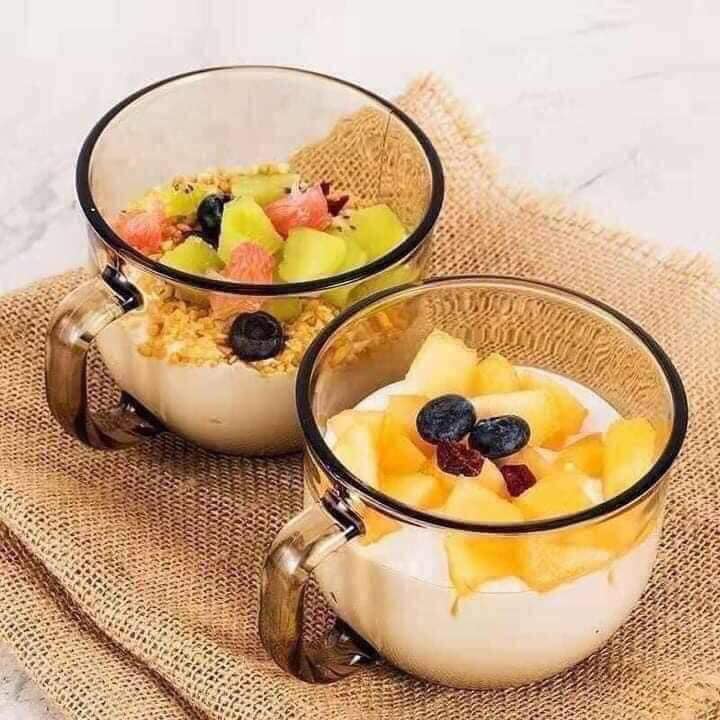 SET 2 CỐC THUỶ TINH MÀU HỔ PHÁCH 480ML