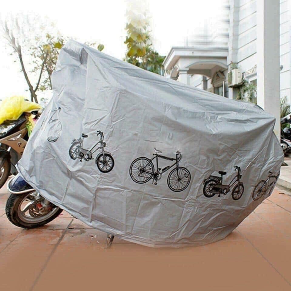 Bạt phủ xe máy thông minh cao cấp có họa tiết