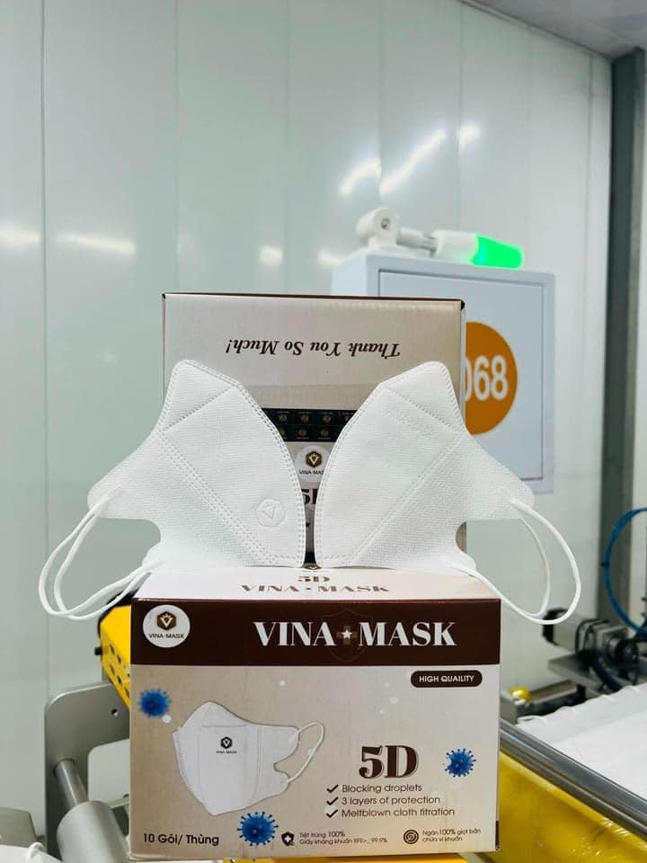 Khẩu trang 5D Vina Mask thung 100c