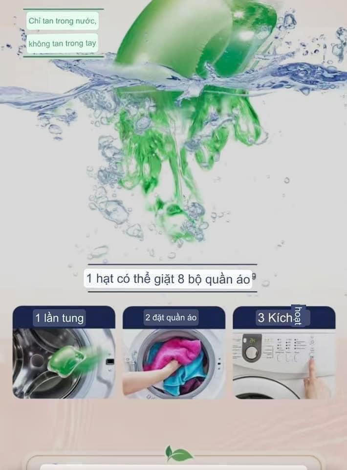 VIÊN GIẶT OMO. HỘP 50 VIÊN