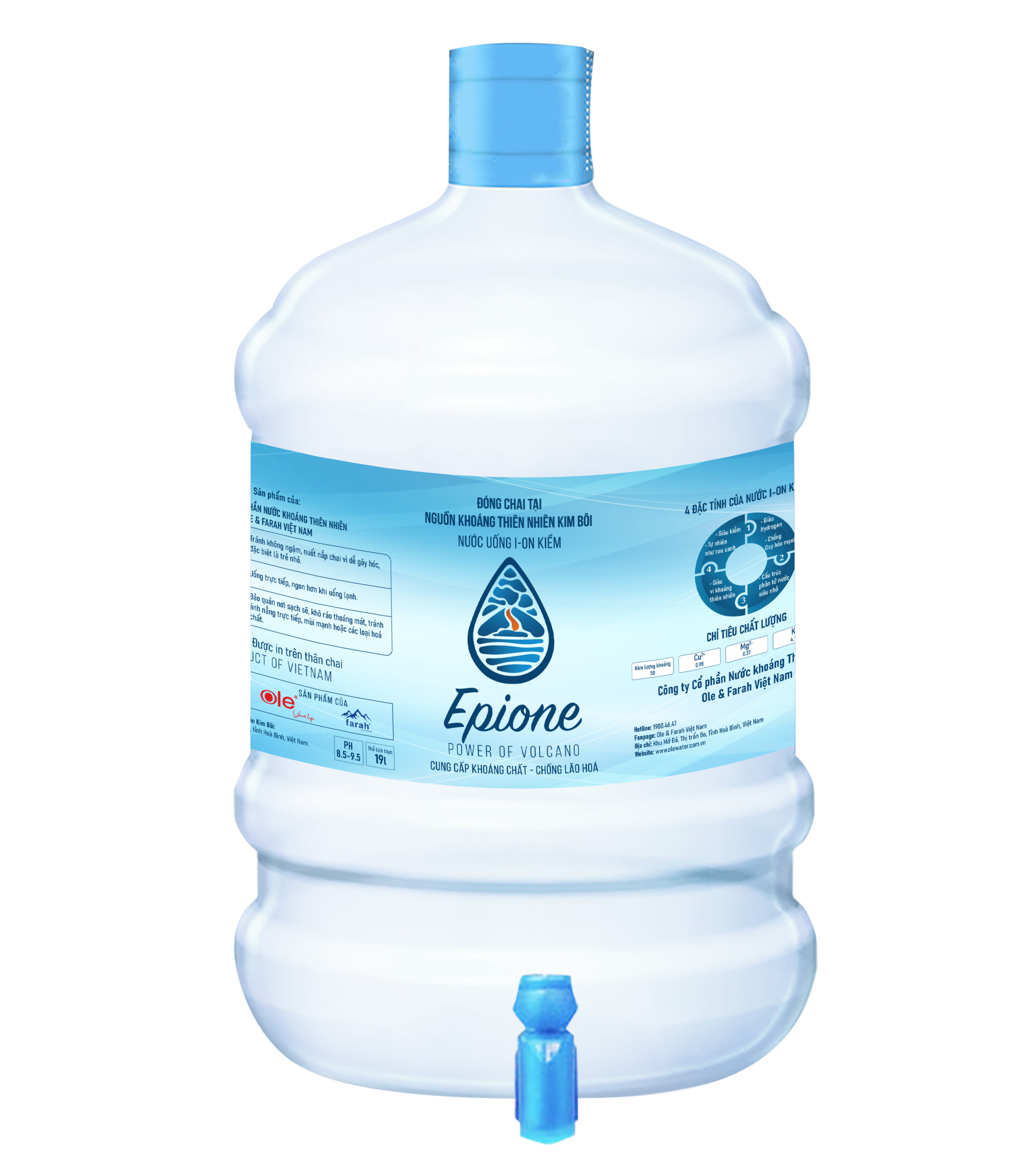 NƯỚC ION KIỀM EPION ĐÓNG BÌNH ĐA NĂNG