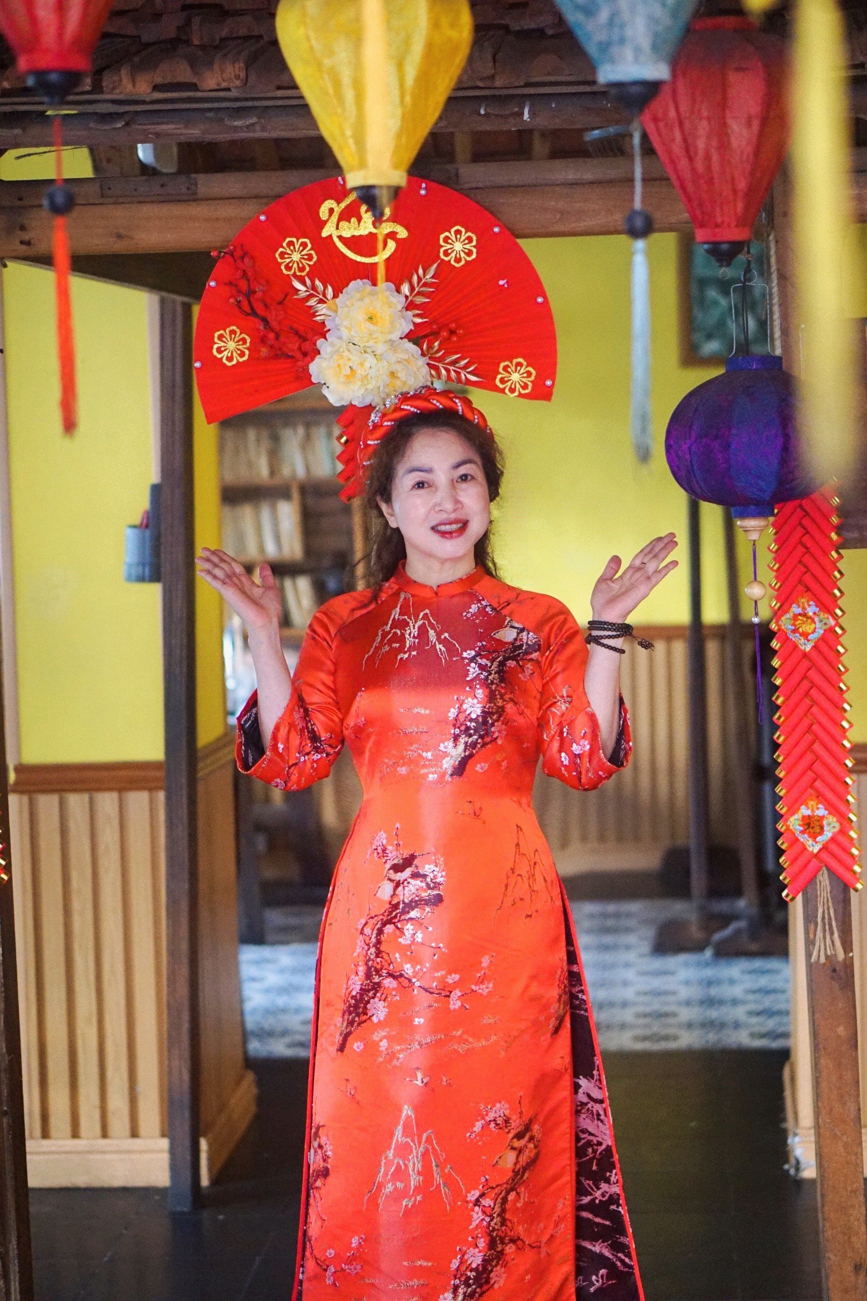ÁO DÀI XANH CHIFON 4 TÀ M