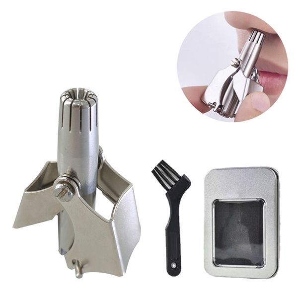Bộ Tỉa Lông Mũi Bằng Thép Có Hộp