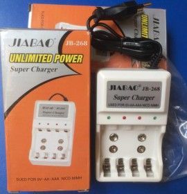 BỘ SẠC PIN ĐA NĂNG JB-268 - SẠC PIN 2A/3A/9V
