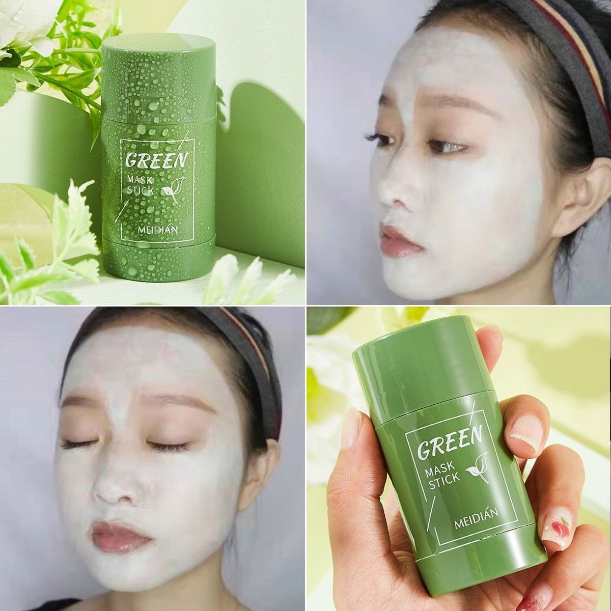 Nạ bùn dạng lăn Green Tea Meidian