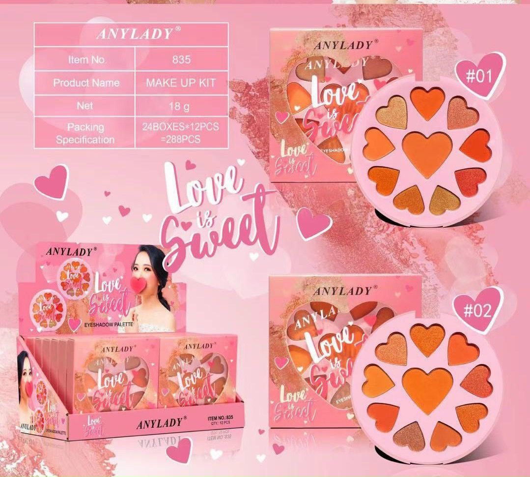 Phấn mắt Andy Lady Love Sweet trái tim