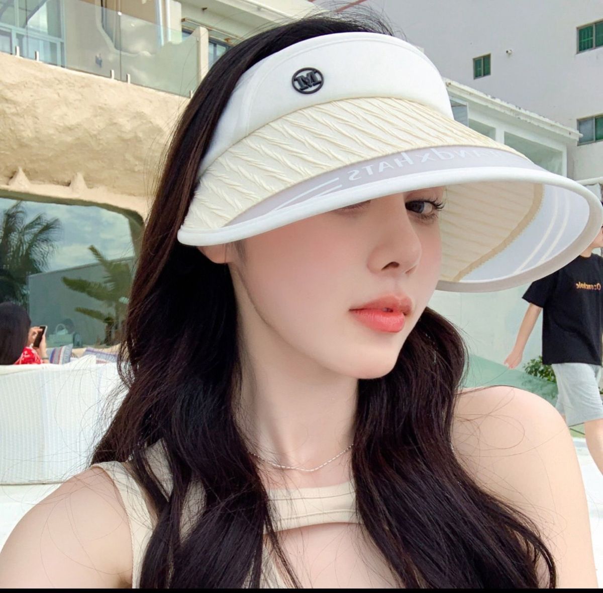 Mũ chống nắng nửa đầu siêu xinh