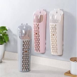 ỐNG ĐỰNG ĐŨA, THÌA DÁN TƯỜNG CÓ NẮP ĐẬY