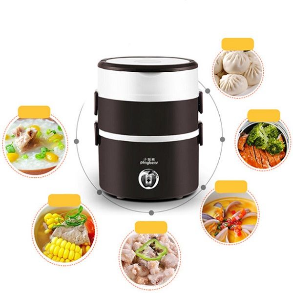 HỘP CƠM ĐIỆN HÂM NÓNG 3 TẦNG