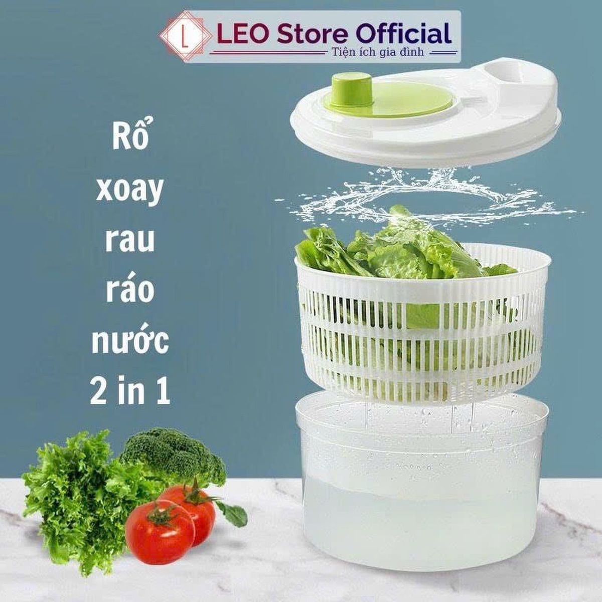 Rổ quay rau sống