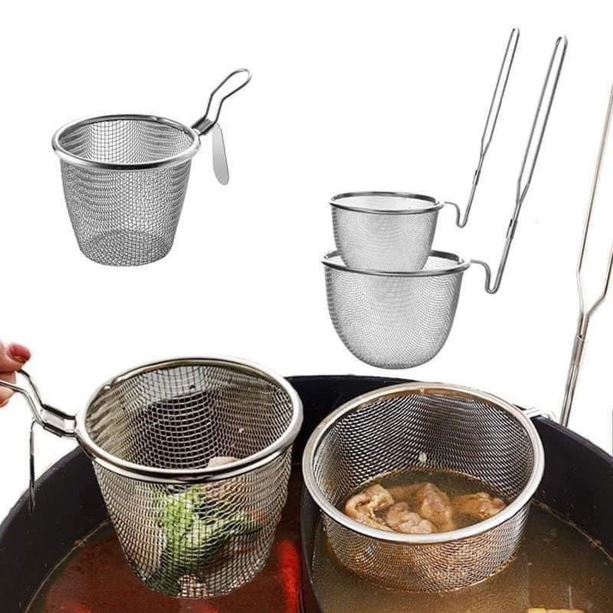 Muôi nhúng lẩu cán dài