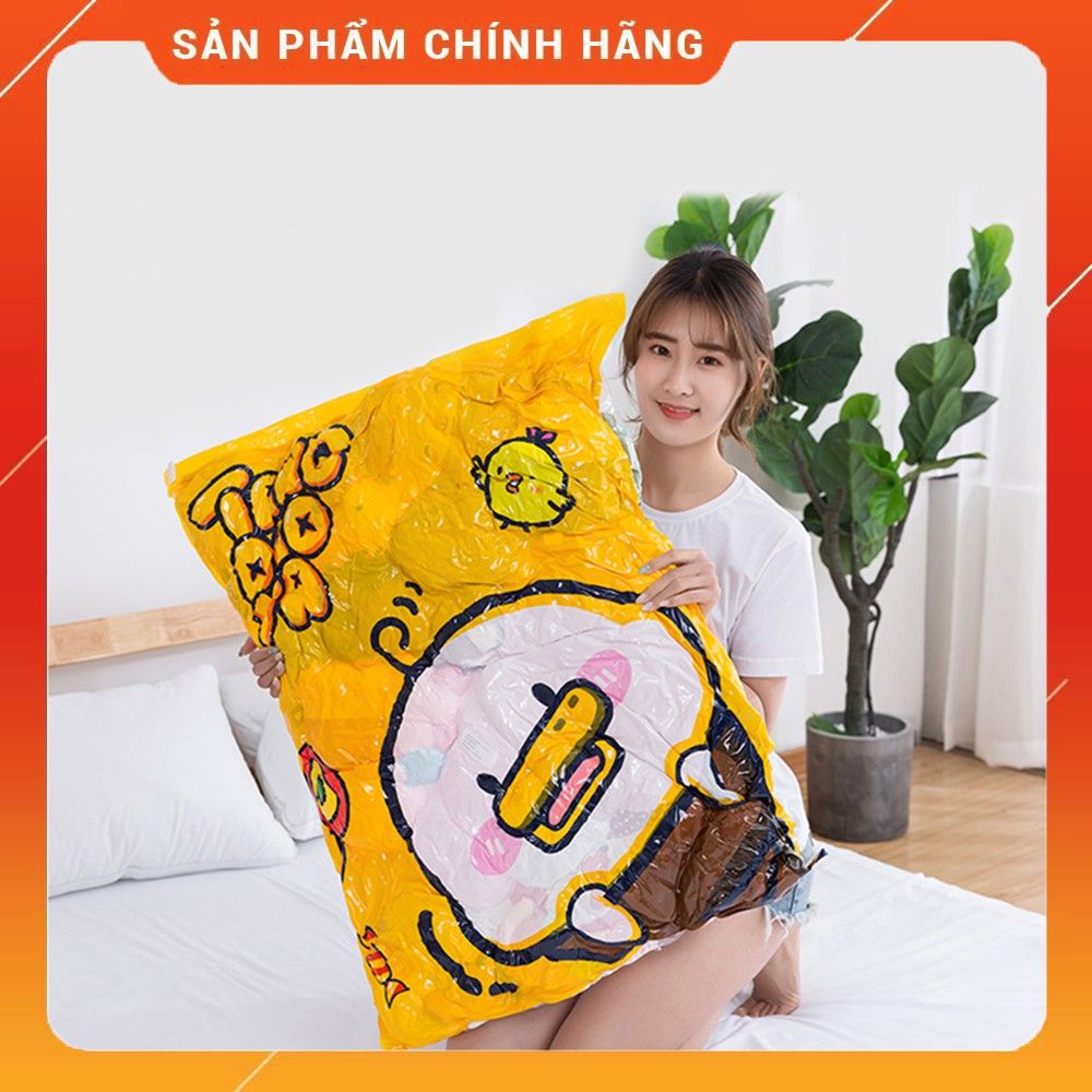 Túi Hút Chân Không Đựng Quần Áo, Chăn Màn Mền, Gọn Gàng, Chống Mốc - Hình Vịt TANGDAO